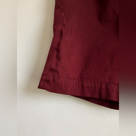 $245‼️COTTON CITIZEN Burgundy Maroon Red Simon Shorts Classic USA Soft Stretch M - Picture 7 of 10